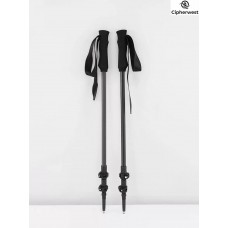 Hiking Poles Retractable Lightweight 7075 Aluminum, Trekking Poles with Flip Lock, Natural Cork and EVA Grip, 2pc Hiking Gear